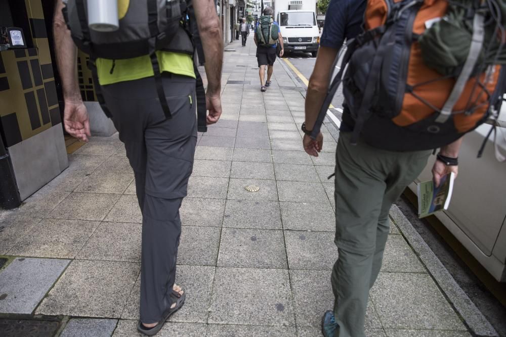 Peregrinos del Camino De Santiago, primer tramo de