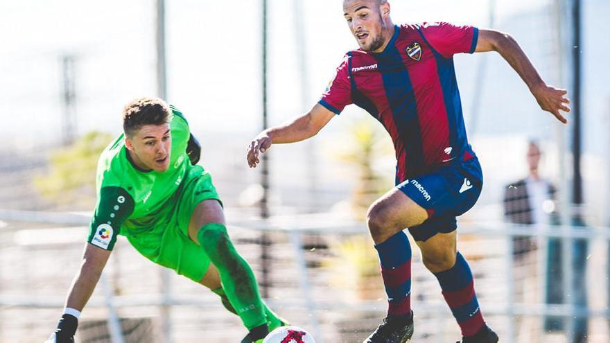 Joel Rodríguez, con el Atlético Levante.