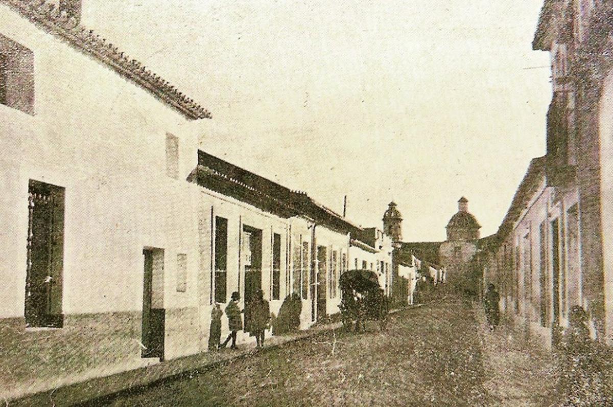 La antigua calle La Venta, ahora Domínguez Margarit, en los años 20 del pasado siglo