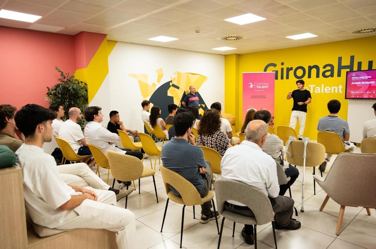 Un moment de la jornada al Girona Hub.