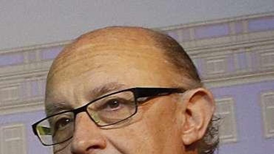 Cristóbal Montoro, ayer.