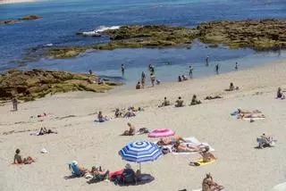 Comienza la temporada de playa en A Coruña con días de sol y calor