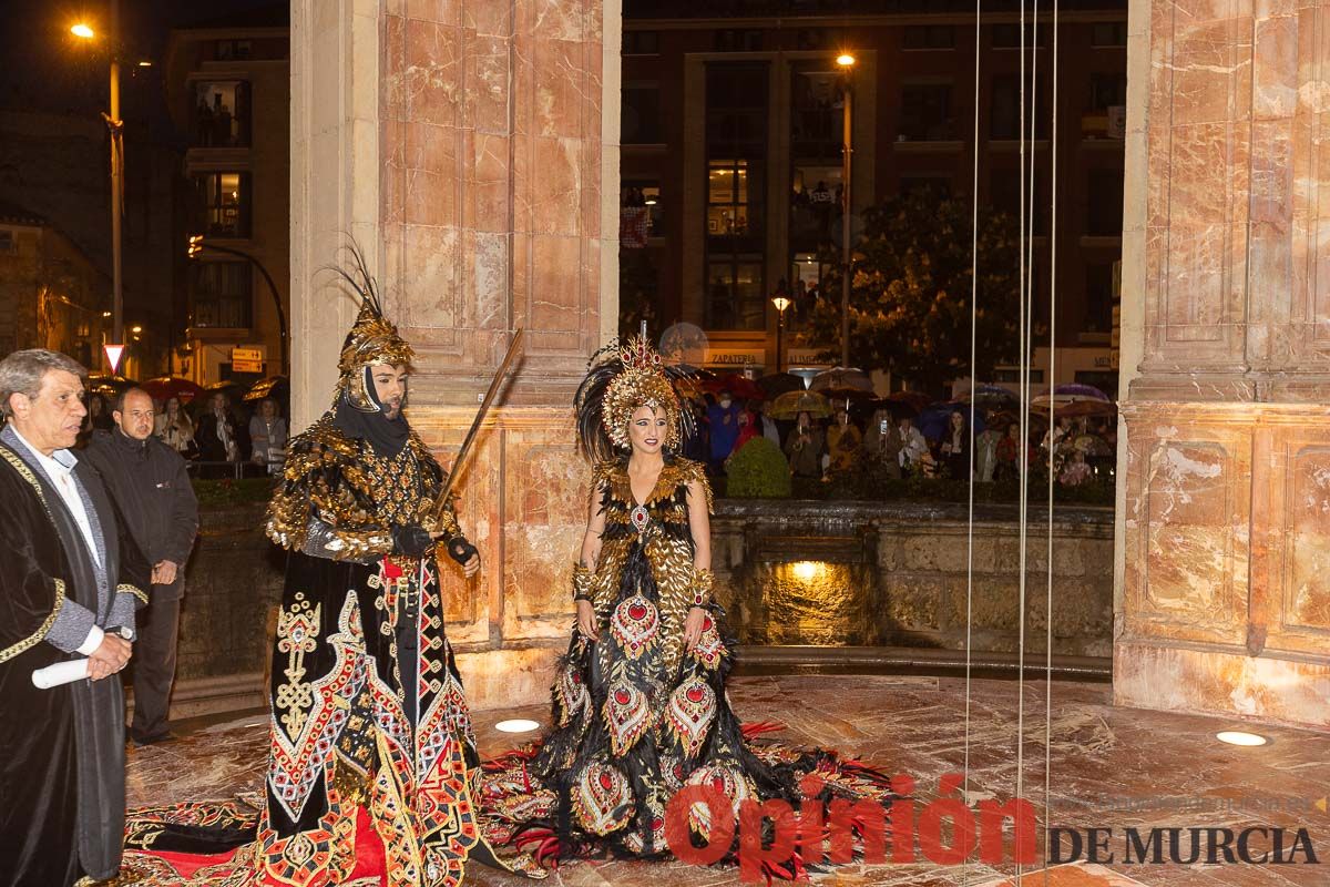 Desfile de Moros y cristianos y parlamento en las Fiestas de Caravaca