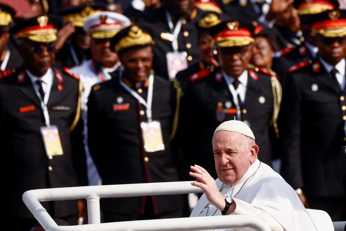 La visita del papa Francisco en el Congo