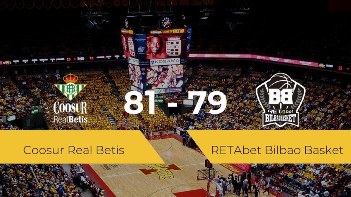 El Coosur Real Betis consigue derrotar al RETAbet Bilbao Basket en el Palacio Municipal de Deportes (81-79)