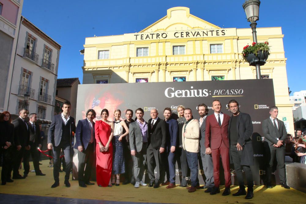 La segunda temporada de la serie documental en la que Antonio Banderas da vida a Picasso celebra su pre estreno en Málaga.