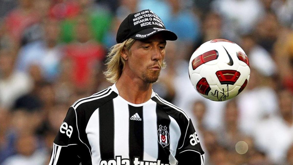 Guti, durante su etapa como futbolista del Besiktas