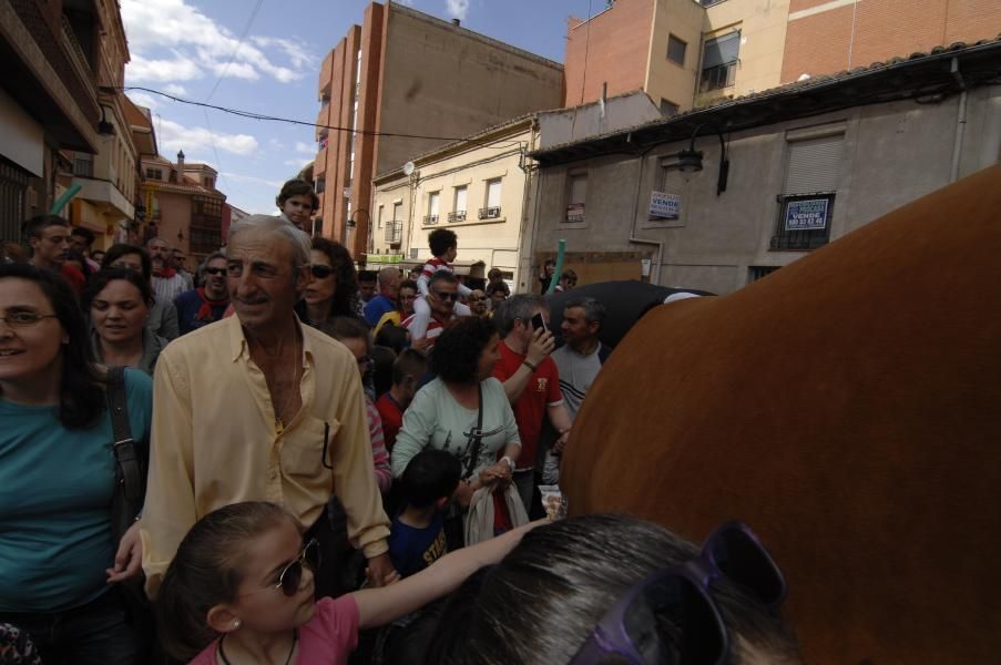 Los toros hinchables llenaron las calles