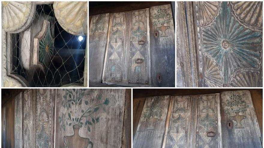 La puerta de la panera que Carmen Polo se quiso llevar de Llanera: historia de las tallas y pinturas que enamoraron a la prometida de Franco