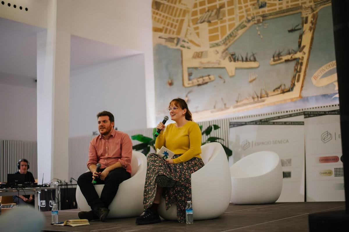 Una grabación pasada del podcast Choquejuergas, en el Espacio Séneca de Alicante