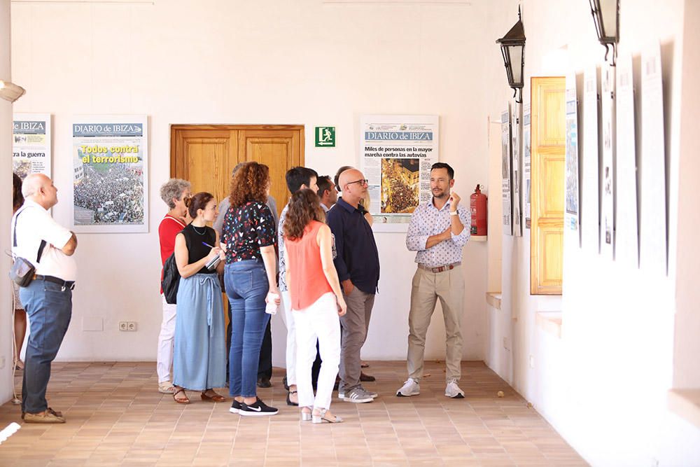 Inauguración de la muestra de Portada de Diario de Ibiza