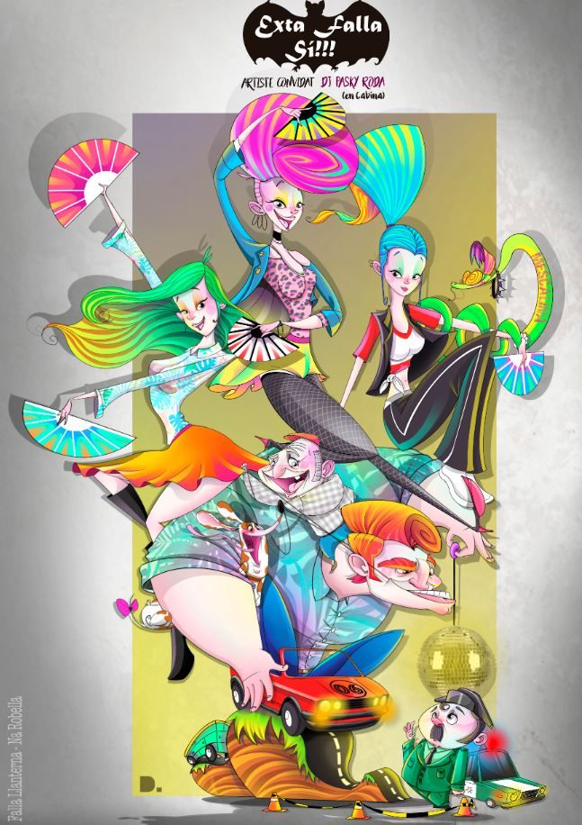 Fallas 2021 - Bocetos de la Sección Primera A