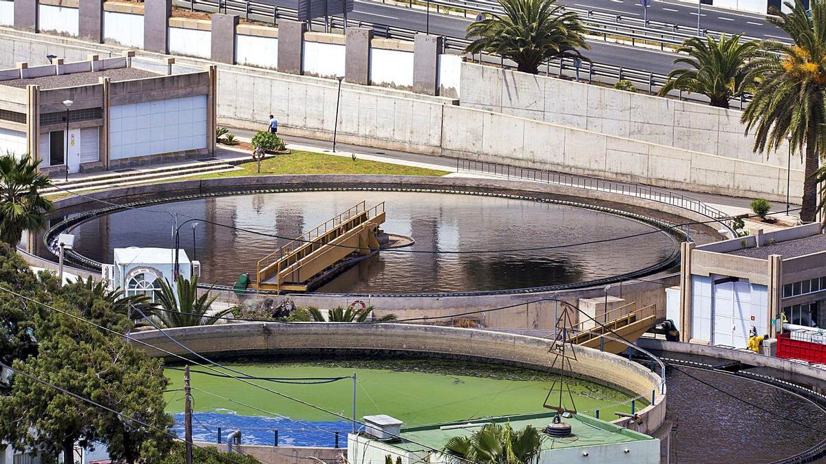 Estación Depuradora de Aguas Residuales (EDAR) en el término municipal de Gáldar-Guía, en Gran Canaria. | LEVANTE-EMV