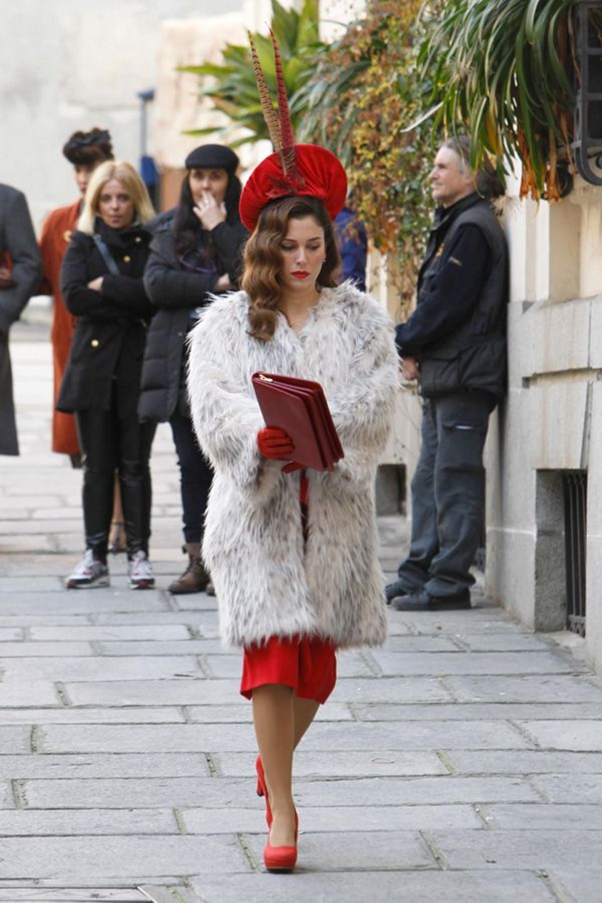 El look en rojo de Blanca Suárez