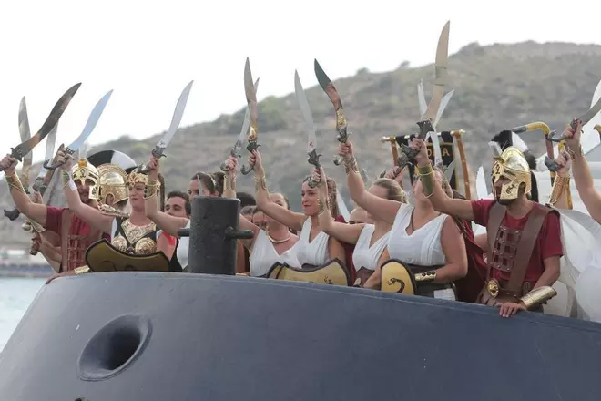 Carthagineses y Romanos: Desembarco romano