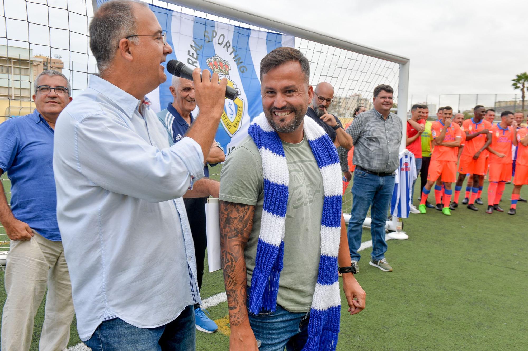 Homenaje al jugador Yeray Espino