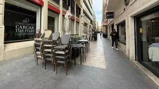 Las restricciones a la hostelería por el viento podrán variar con cada alerta en Alicante