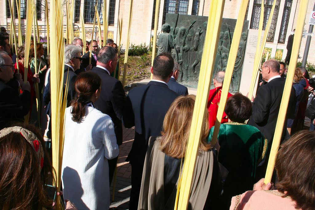 Bendición de las palmas del Paso Blanco en Lorca