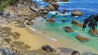 Ni Rodas ni Samil: un portugués en Galicia descubre la playa con el agua más «caliente y cristalina» cerca de Vigo