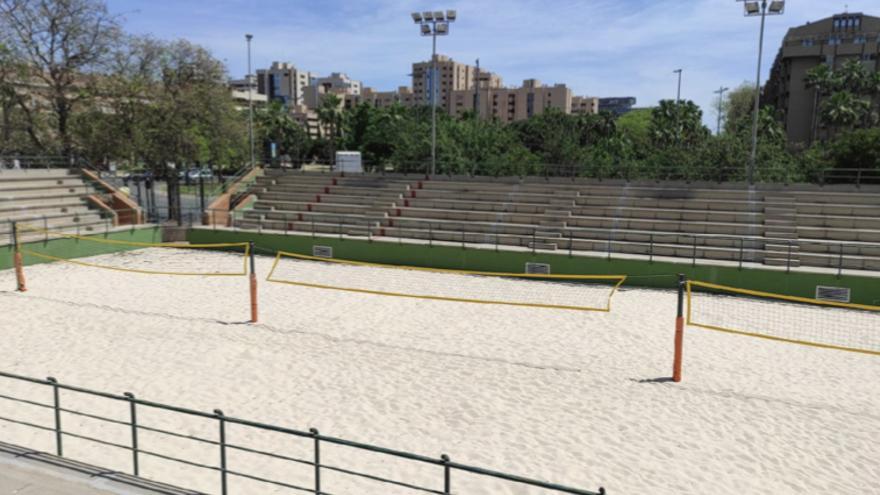 El complejo de vóley playa del Barnés vuelve a estar disponible para su uso