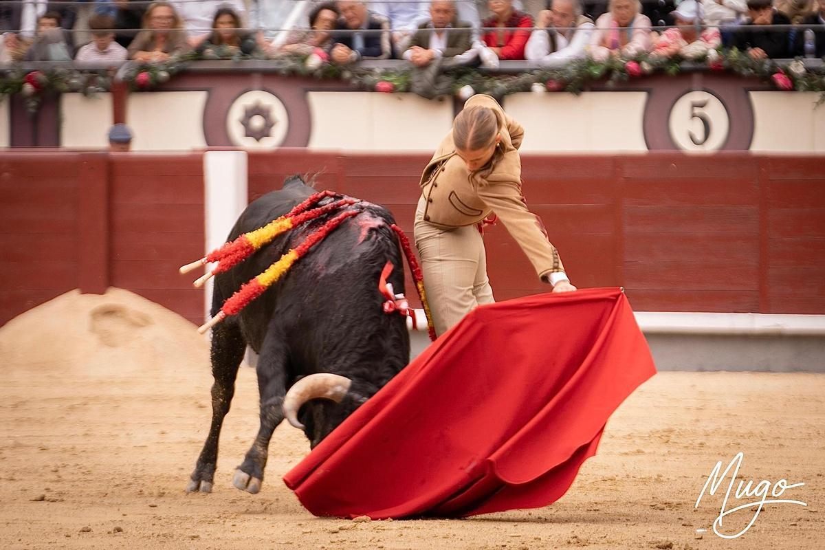 Olga Casado durante el festival de Madrid