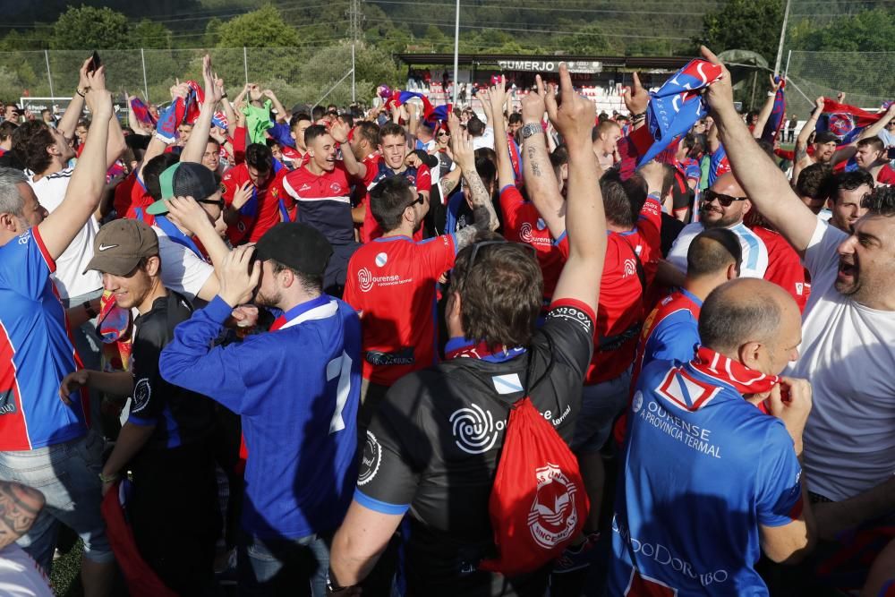 El UD Ourense continua su marcha imparable y logra su tercer ascenso en cuatro años. El Atios tendrá que disputar la promoción.