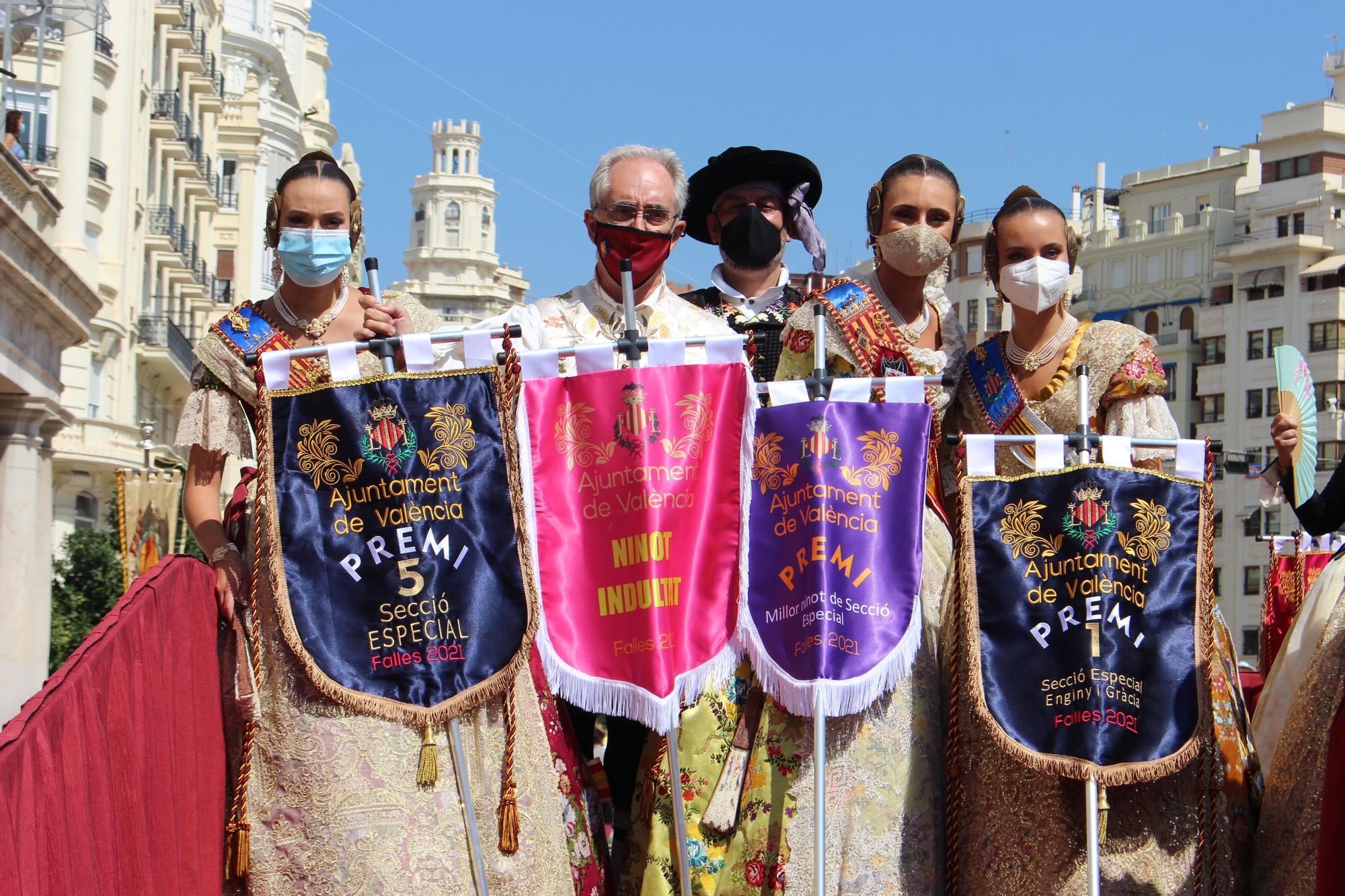 Así ha sido la entrega de premios de las Fallas 2021 (y IV - Sección Especial)