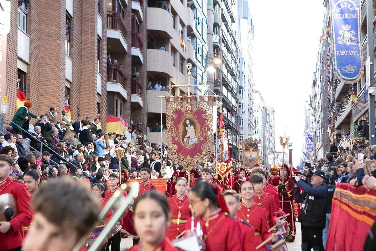 La procesión del Viernes Santo de Lorca, en imágenes