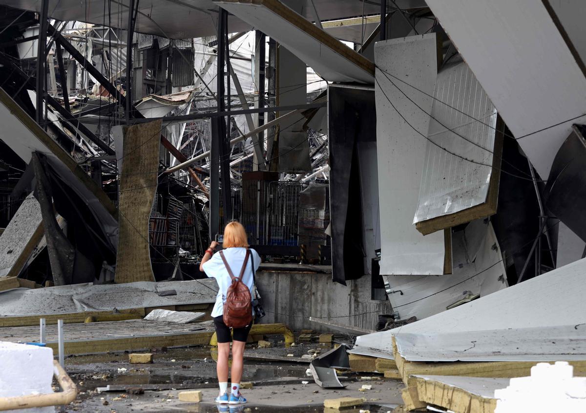 Bombardeo ruso en Odesa