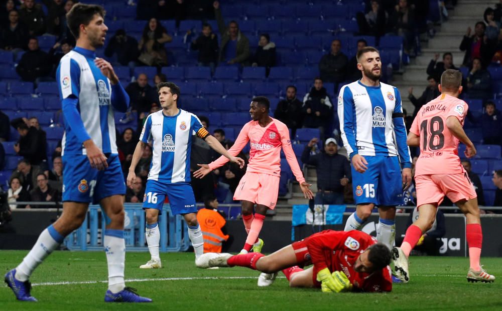 Espanyol-Barcelona, en imágenes.