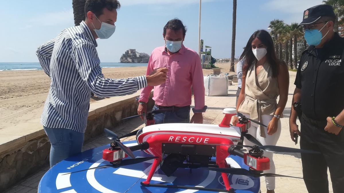 Desescalada en Peñíscola: Controlarán el aforo de las playas con un dron e inteligencia artificial