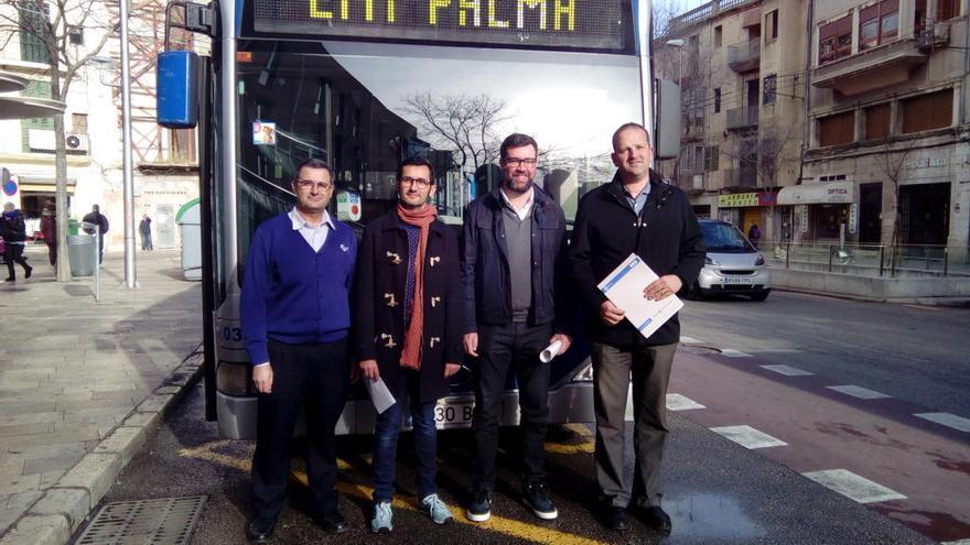 Puig, Ferrer, Noguera y Marcús han explicado los proyectos de la EMT.