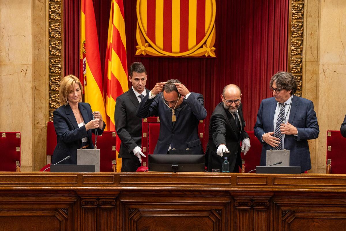 Pleno de constitución del Parlament de Catalunya tras elecciones del 12M