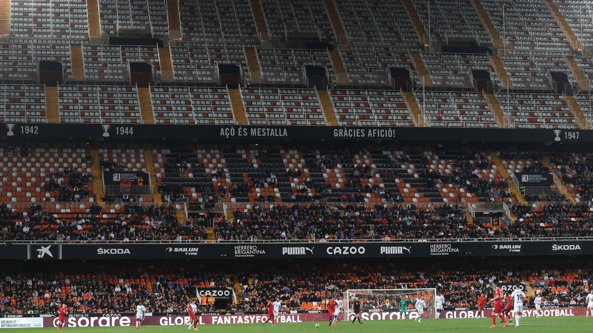 Imagen del amistoso entre el Valencia CF y el Nottingham Forest