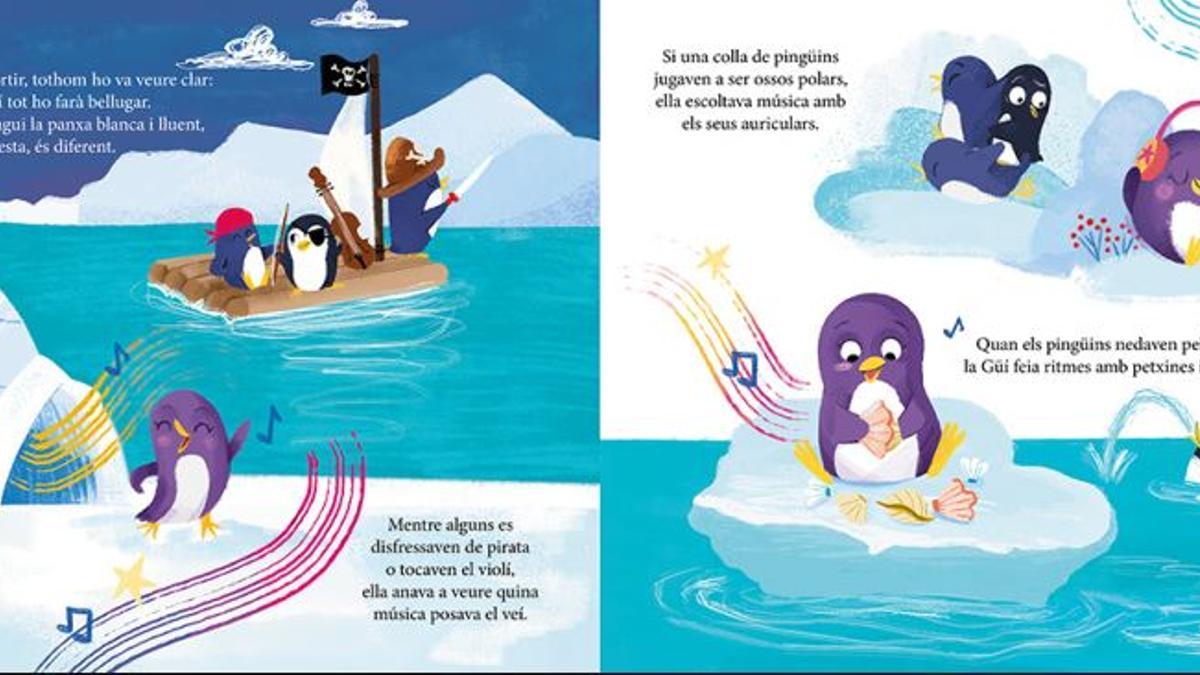 Dues de les pàgines il·lustrades per Berloso.