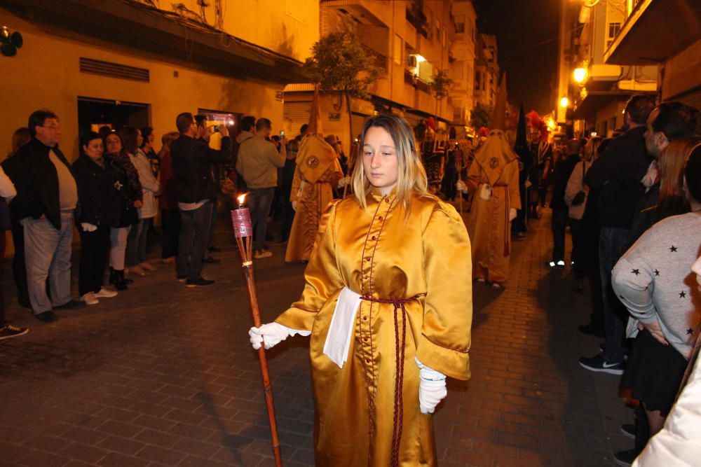 Procesión de las Antorchas de la Corporación de Pretorianos con Jesús Nazareno