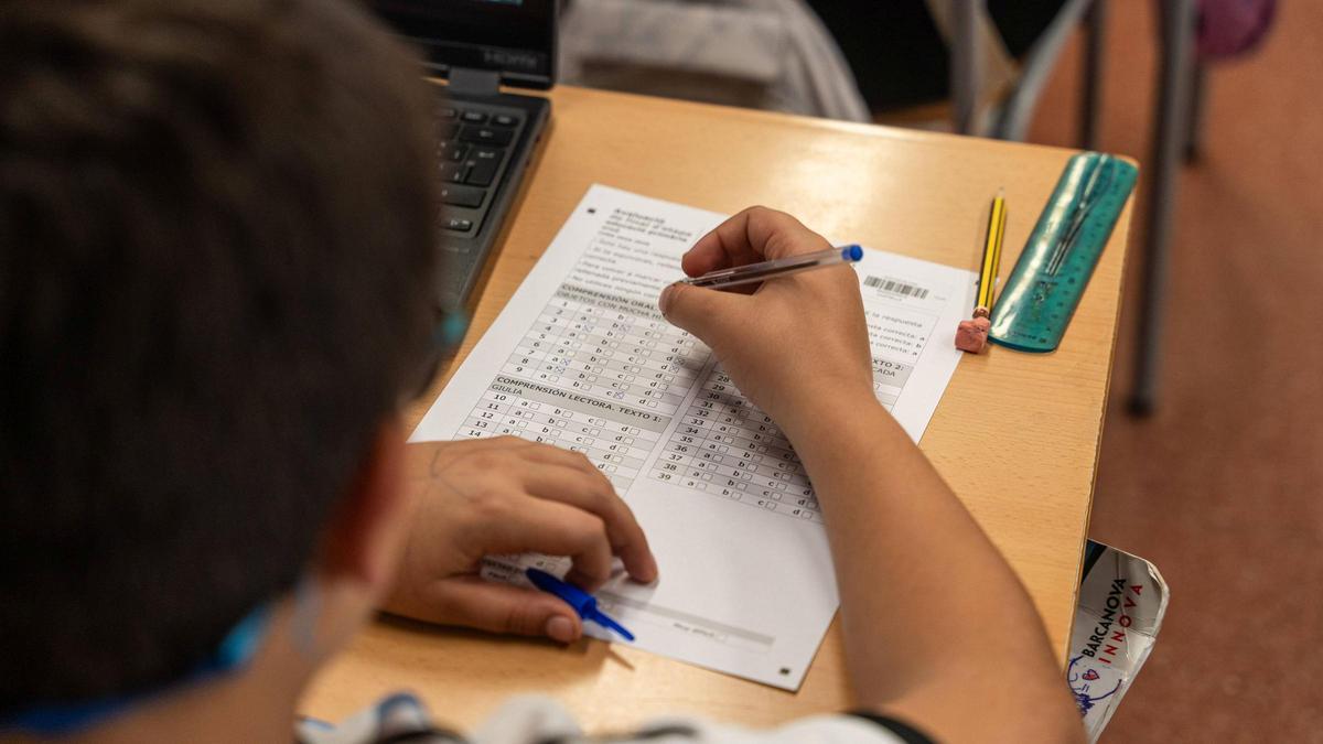 Prueba de competencias básicas para los alumnos de sexto de primaria