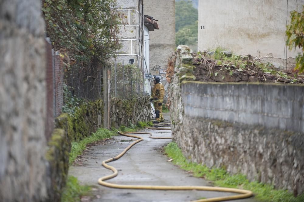 Muere un indigente en un incendio en Ourense