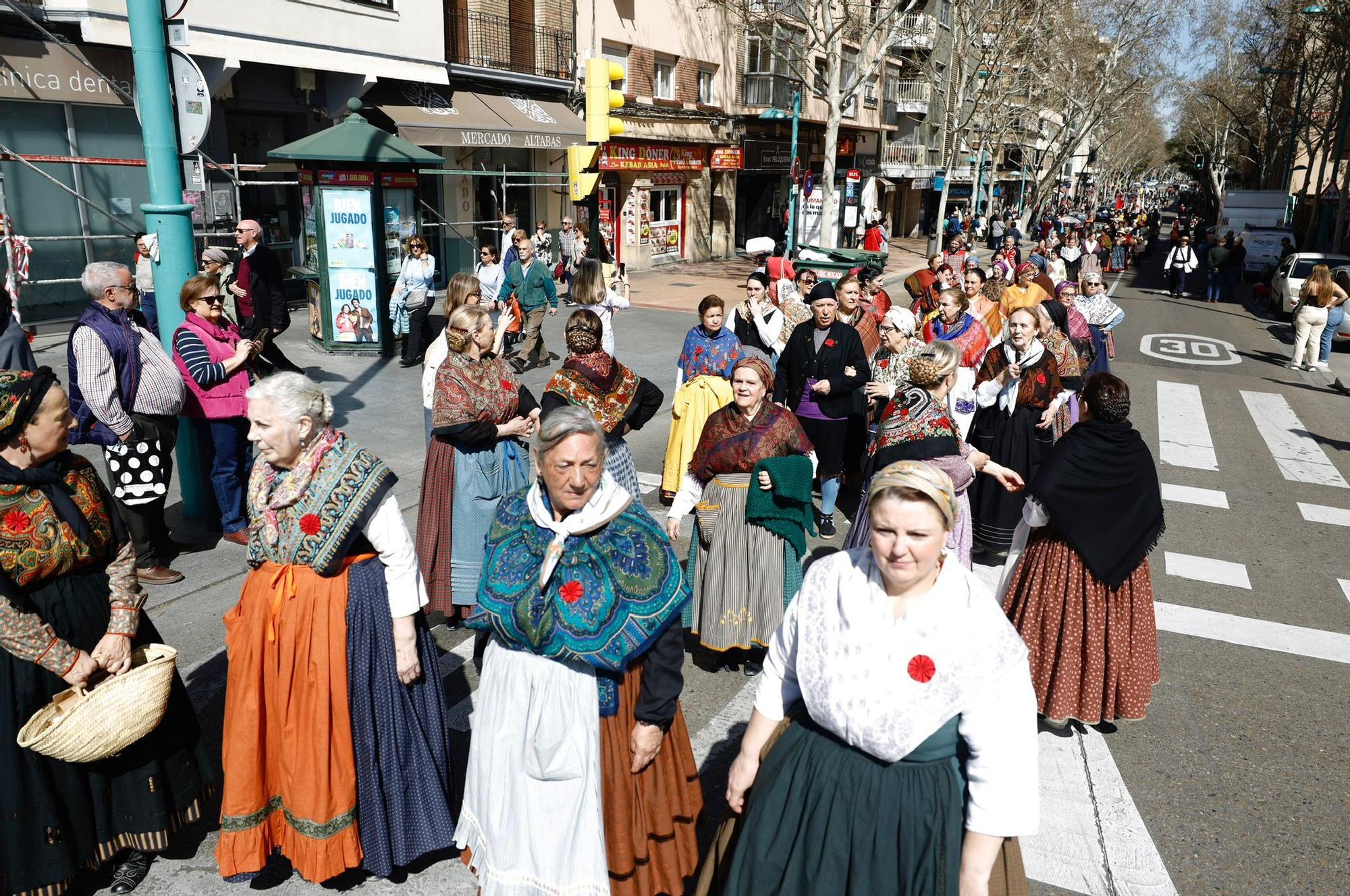 Zaragoza se engalana para recrear los Sitios de 1808