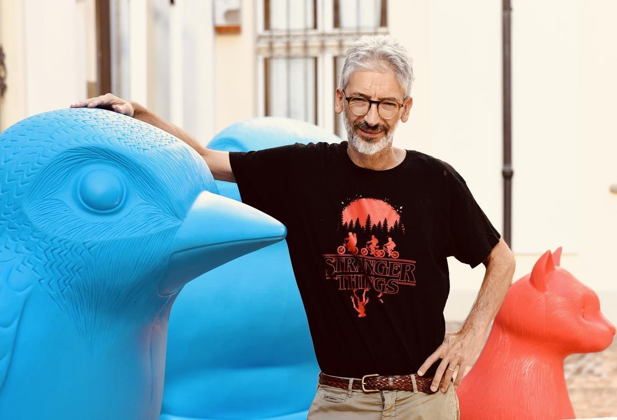 El escritor italiano Gian Marco Griffi, autor de la novela 'Ferrocarrils de Mèxic'.