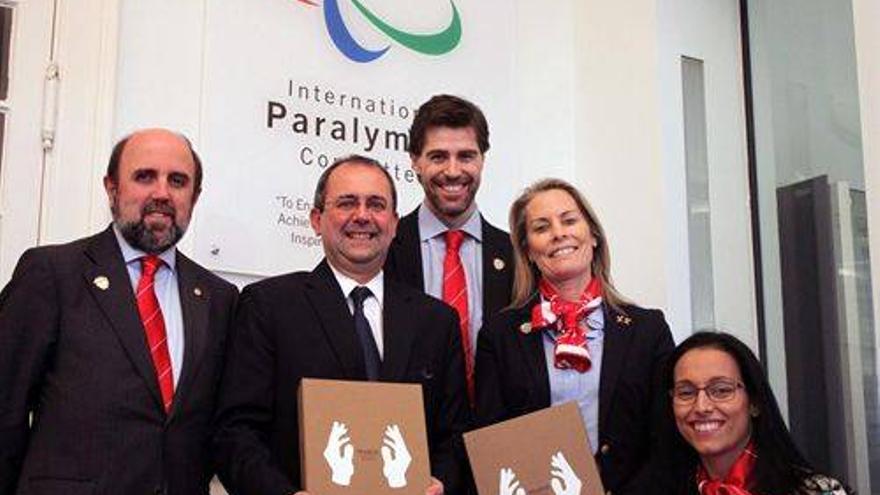 Teresa Perales presenta al Comité Paralímpico Internacional el dossier de Madrid 2020