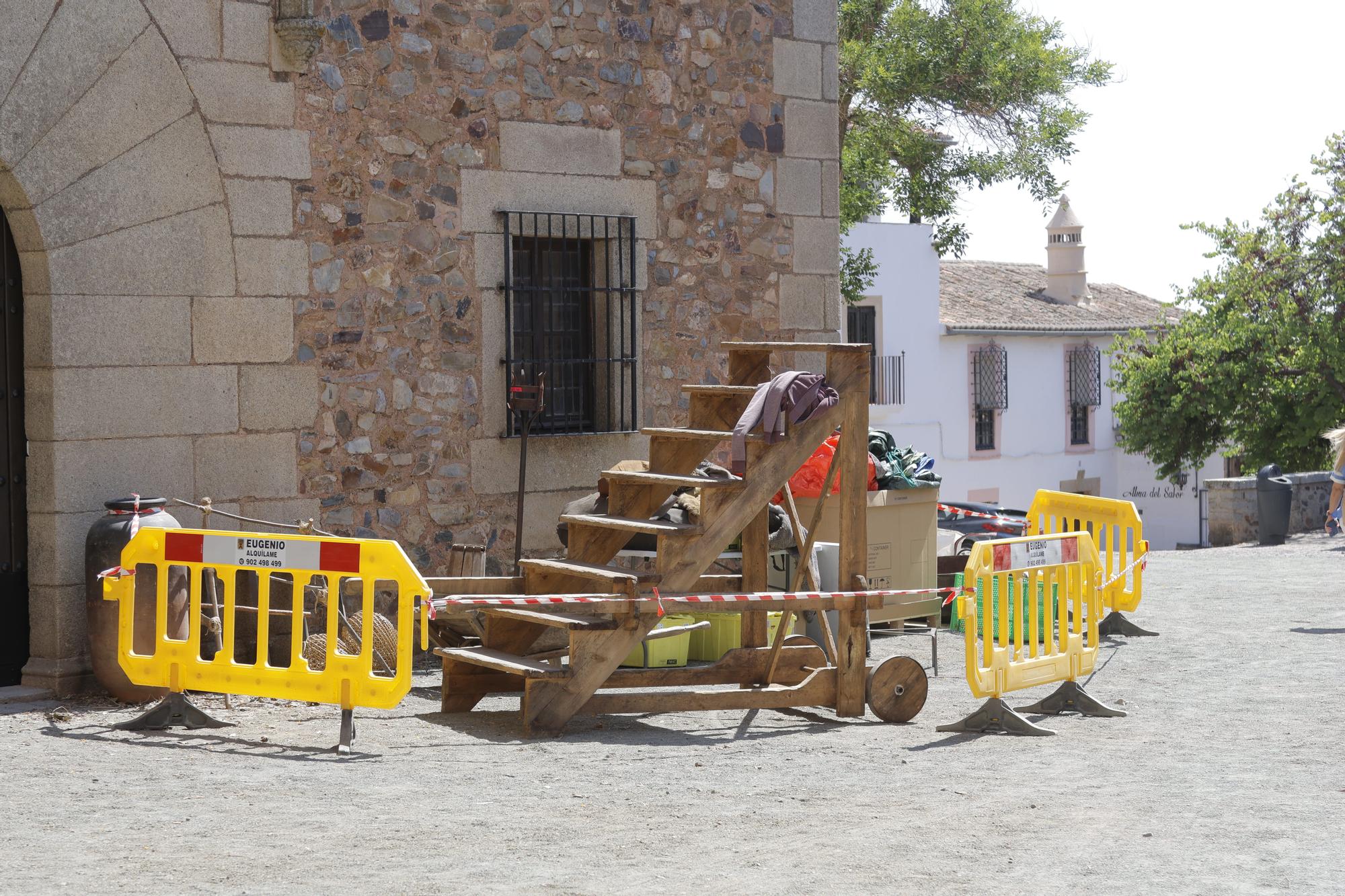 La Fuente de los Leones vuelve a Cáceres