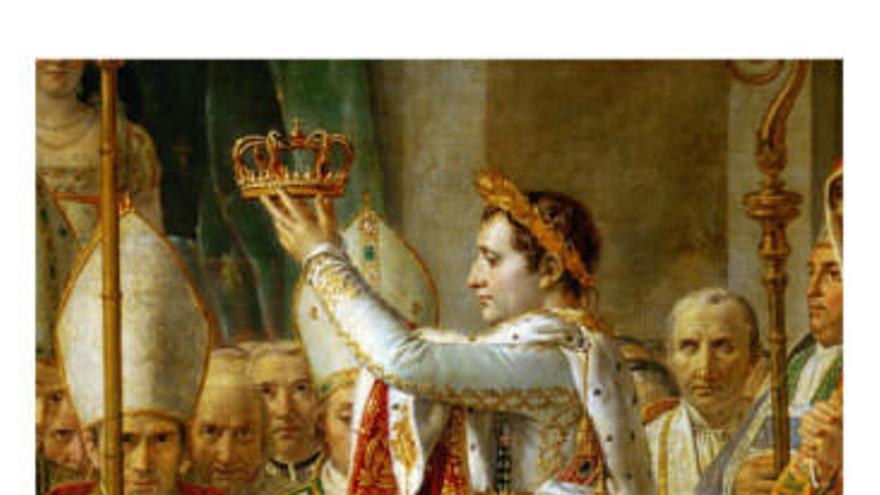 La coronación de Napoleón.