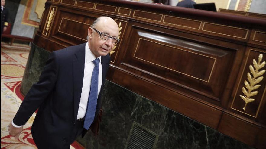 El ministro de Hacienda, Cristóbal Montoro