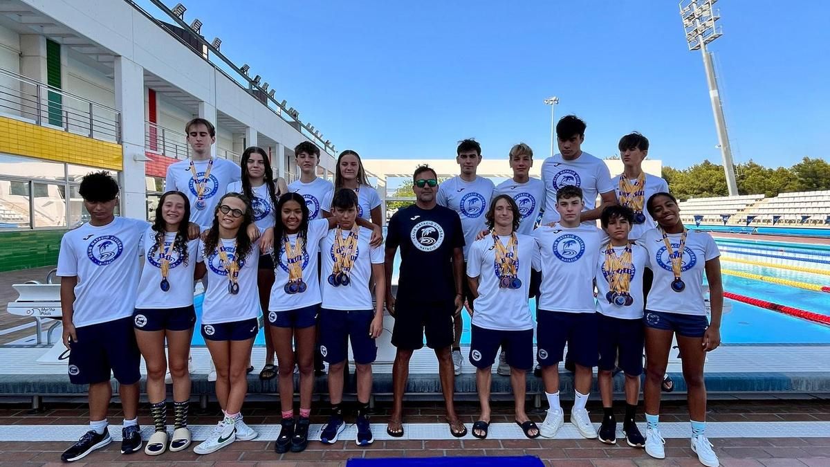Los nadadores del CN Eivissa en el Campeonato Balear de Verano