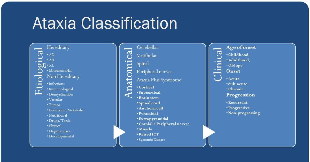 Ataxia clasificación