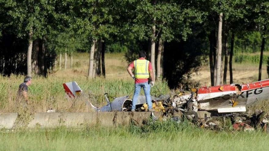 Dos muertos al estrellarse una avioneta en León que procedía de A Coruña