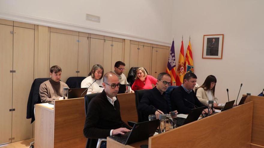 Los consellers de Sa Unió en el último pleno del Consell. | C.C.