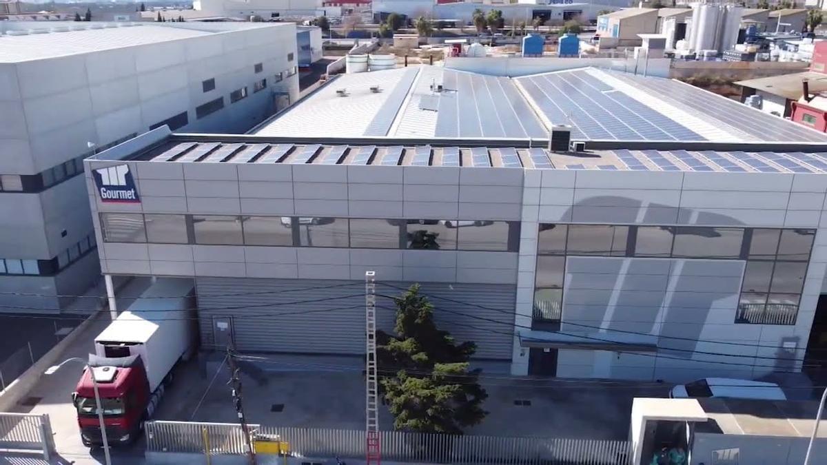 Vista aerea de la nave de Gourmet S.A.