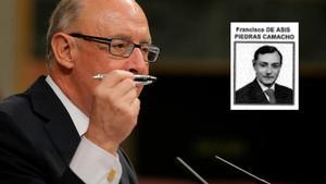 Fotomontaje de Cristóbal Montoro con su ex socio Francisco de Asís Piedras Camacho